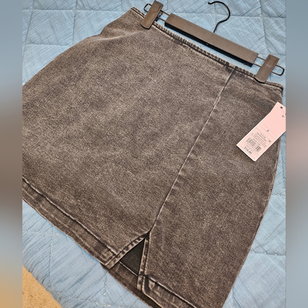 Women's Wild Fable Black Jean Skirt